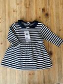 Robe marinière Petit Bateau Neuve