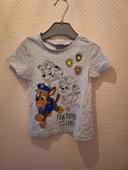 Tee-shirt gris 3 ans pat patrouille