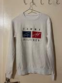 Sweat blanc Tommy Hilfiger taille M