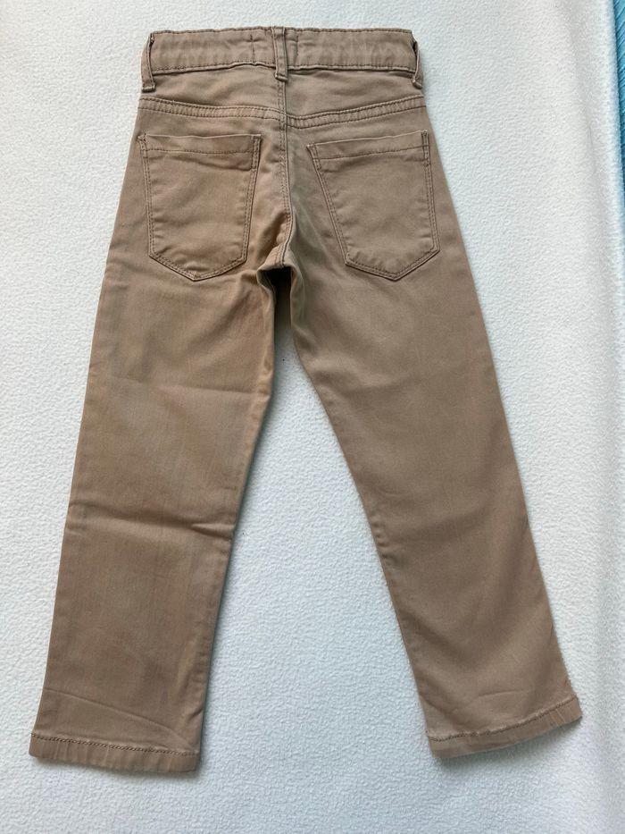 Jean droit beige, ajustable à la taille ZY - photo numéro 10