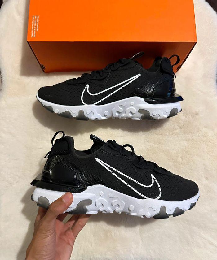 Nike React Vision Black White - photo numéro 4