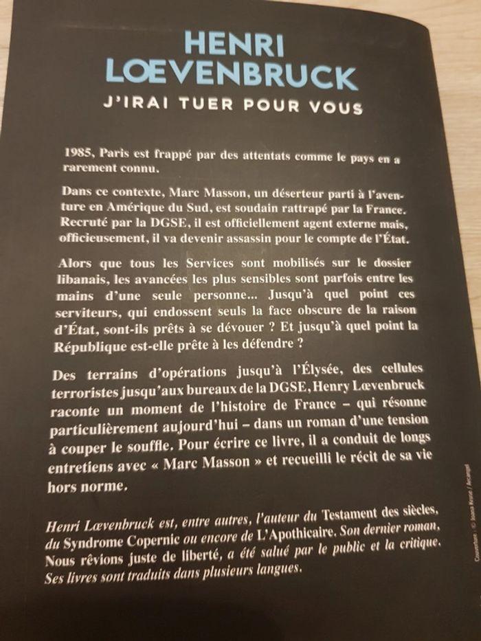 Livre J'irai tuer pour vous - Henri Loevenbruck - photo numéro 2