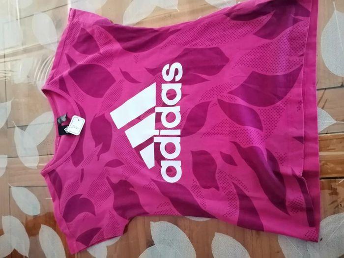 T- shirt de sport ADIDAS fille 11-12 ans - photo numéro 3