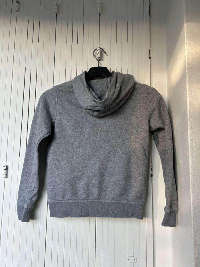 Sweat à capuche gris brodé Tommy Hilfiger - photo numéro 6