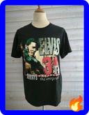 Tee shirt noir avec graphique Elvis Presley taille m