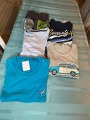 lot de 5 tee-shirts homme S