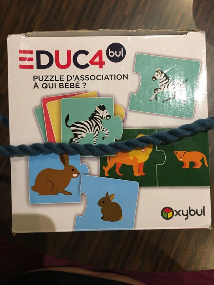 Puzzle d'association A qui bébé? Educ4bul d'Oxybul - photo numéro 10