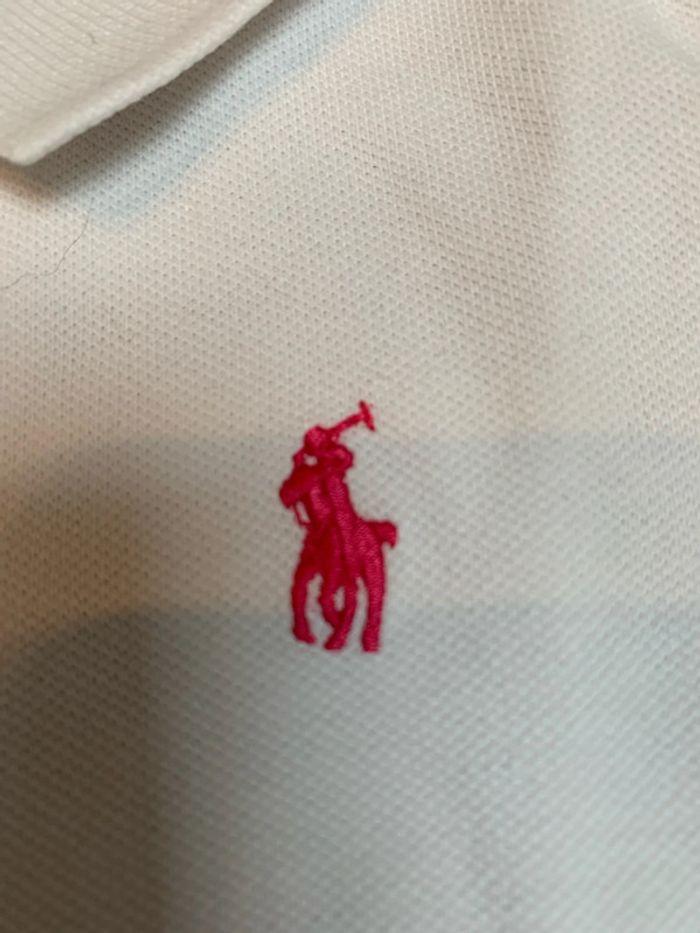 Polo fille blanc Ralph Lauren - photo numéro 2