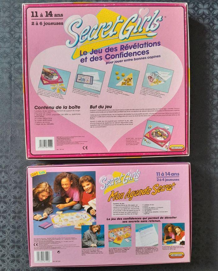 Secret Girls lot de 2 jeux vintage - photo numéro 2