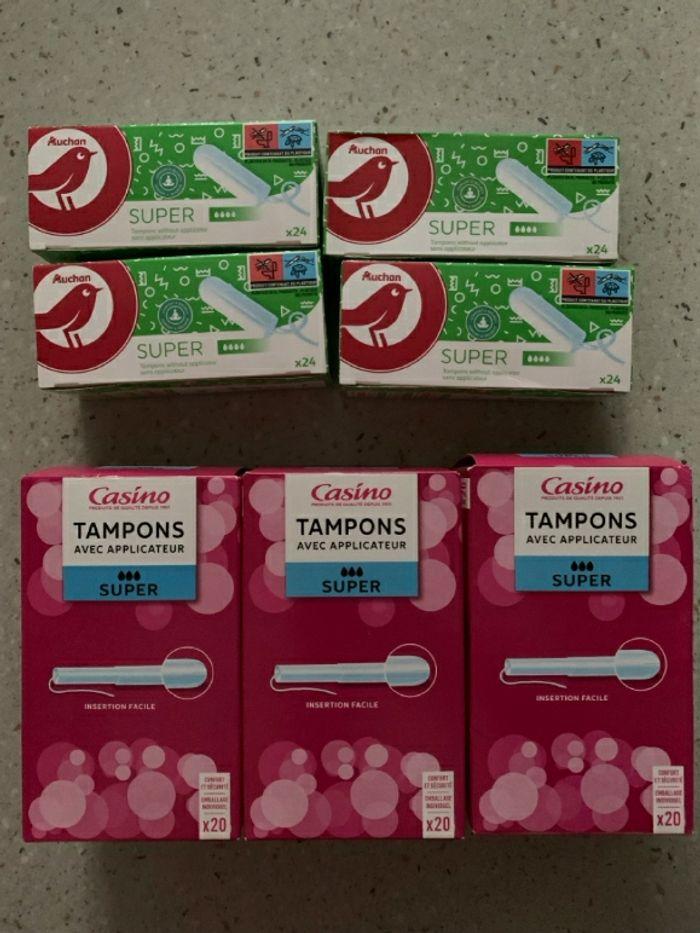 Lot tampon hygiénique - photo numéro 2