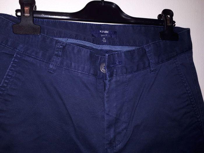 Pantalon homme 38 marine slim - photo numéro 3