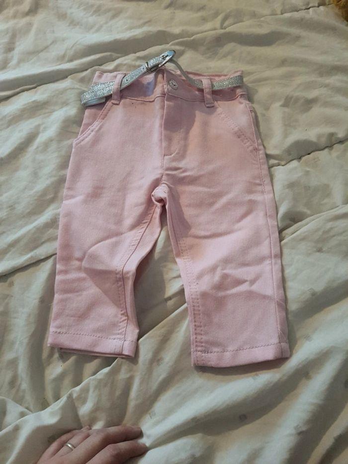 Pantalon court rose