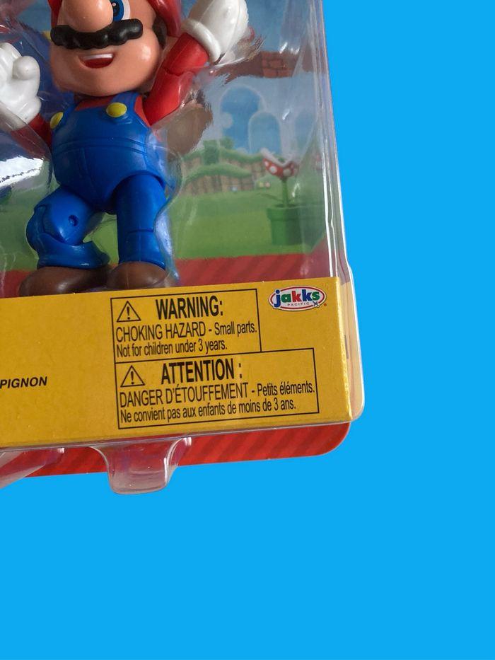 Figurine Mario +super champignon 10cm très bon état - photo numéro 4