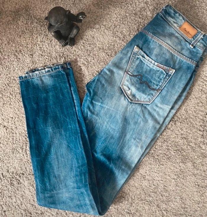 🔵 Jeans skinny taille basse, Pépé jeans taille XS très bon état 🔵 - photo numéro 1