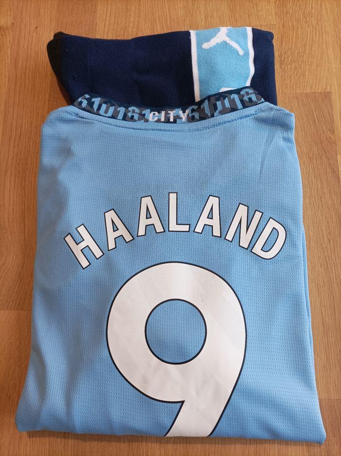 Haaland Manchester City taille 10 ans modèle 2025 kit complet - photo numéro 5