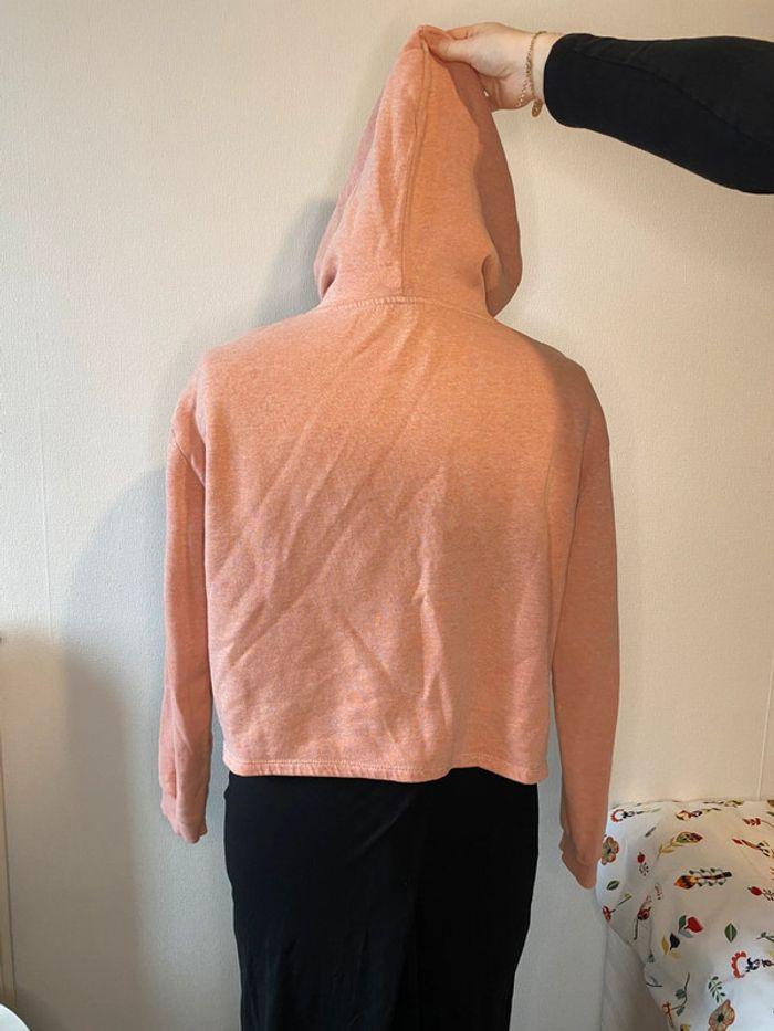 Sweat à capuche court rose clair Pimkie taille S / 36 - photo numéro 4