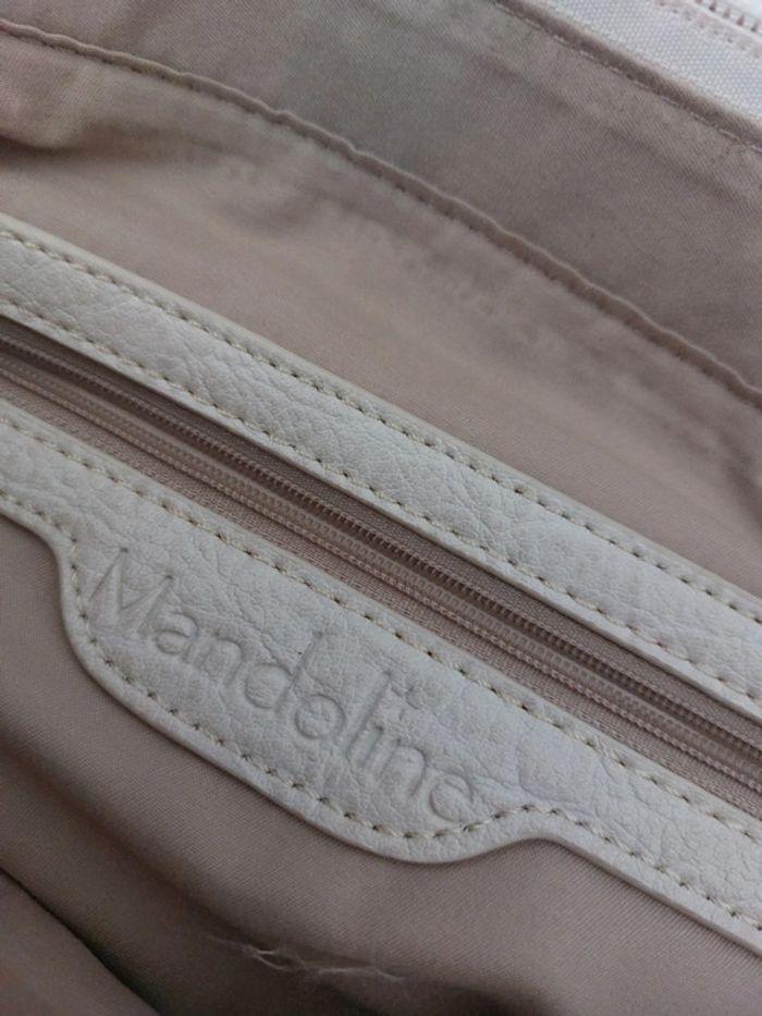 Grand sac beige  mandoline - photo numéro 5