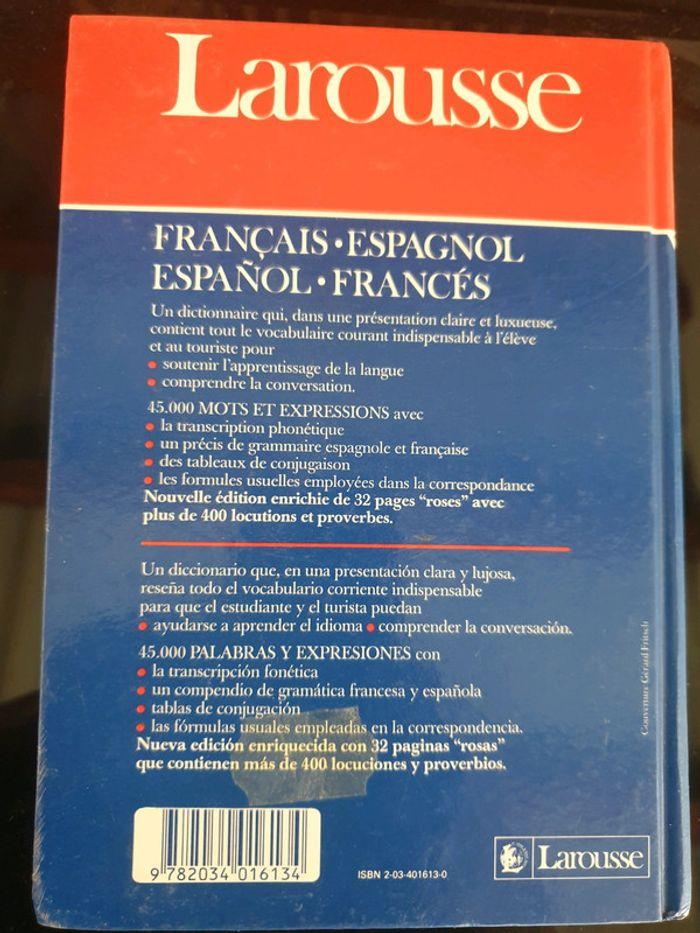 Livre larousse francais espagnol - photo numéro 2