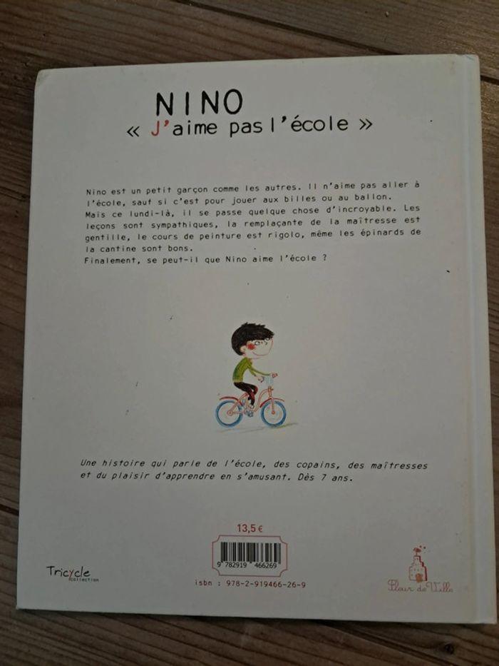 Livre Nino j'aime pas l'école - photo numéro 2