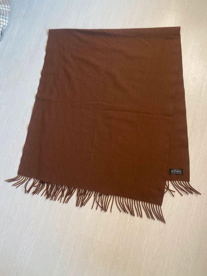 Brown scarf 100% lambwool - photo numéro 2