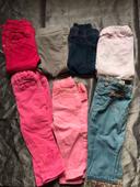 Lot pantalons fille