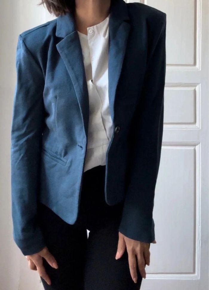 Veste de blazer bleue JDY (marque only) confortable taille S neuve - photo numéro 2