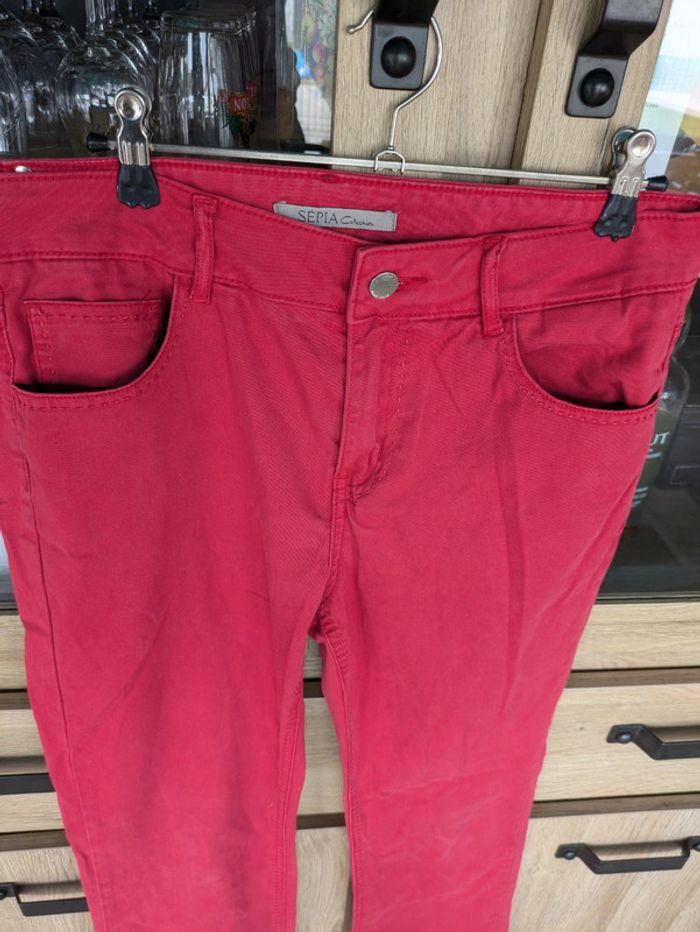 Pantalon femme sépia taille 40 - photo numéro 2