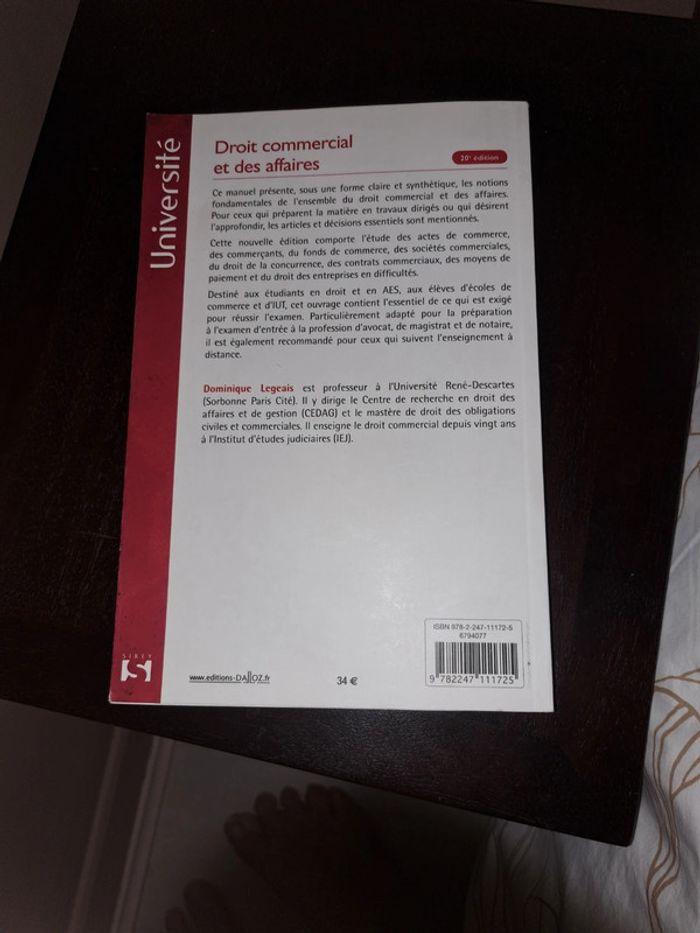 Livre droit commercial et des affaires - photo numéro 2