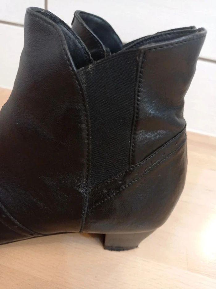 Bottines Cuir Taille 37 Pédiconfort - photo numéro 9