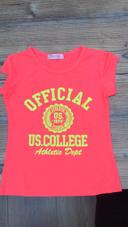 T-shirt « official u college »