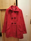 manteau rouge promod taille 38