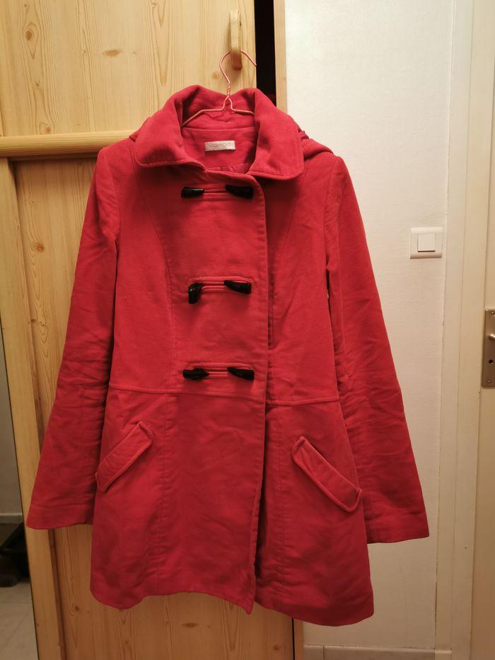 manteau rouge promod taille 38 - photo numéro 1