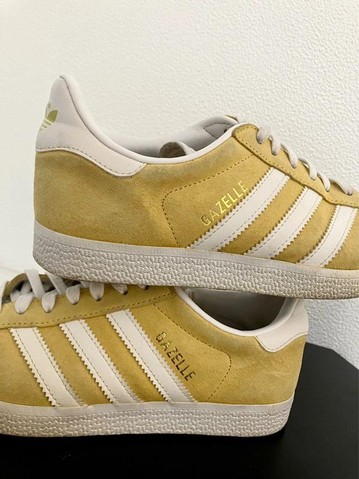 Adidas Originals Gazelle Yellow / White - photo numéro 2