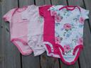 Lot de 4 bodies manches courtes taille 3m