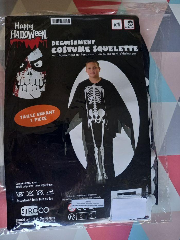 Déguisement  costume squelette halloween - photo numéro 1