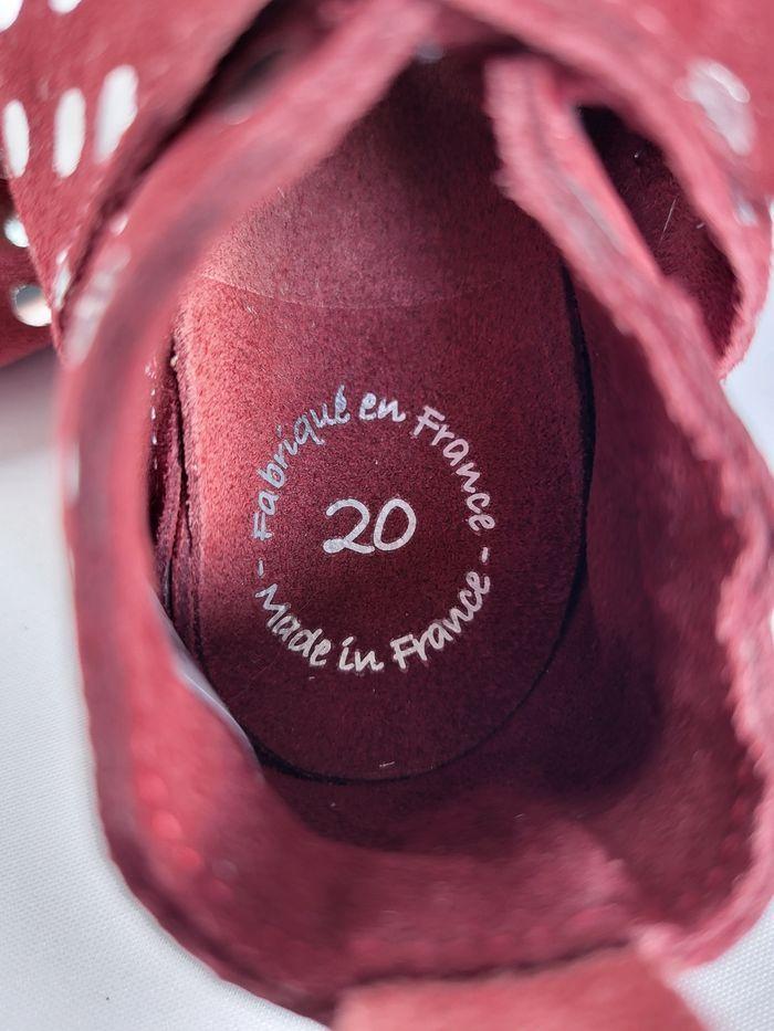 Chaussures bébés en cuir Point 20 Made in France 🇨🇵 - photo numéro 5