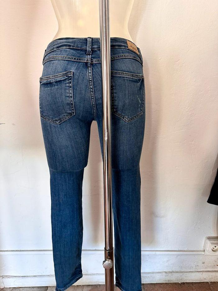 Jean skinny Zara used zip cheville taille 34 - photo numéro 2