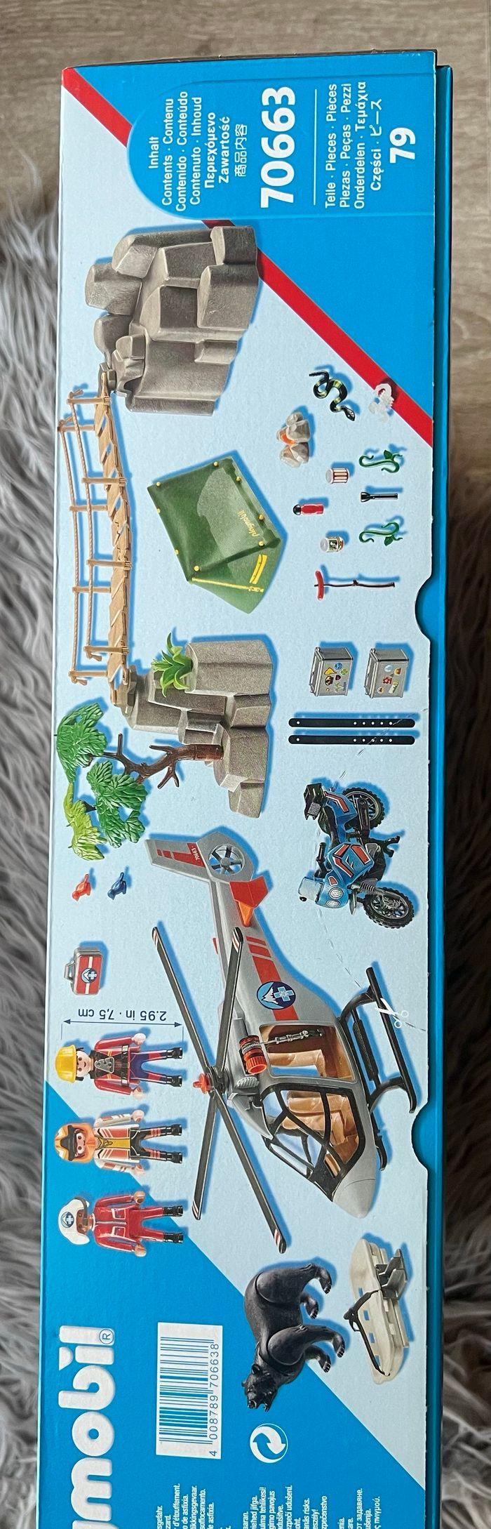 Playmobil unité de secouristes avec hélicoptère - photo numéro 4