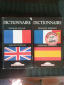 Lot dictionnaire anglais et espagnol