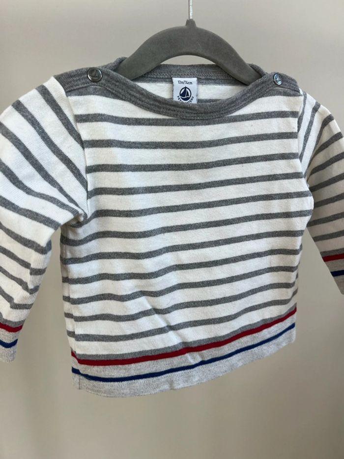 Teeshirt Petit bateau 12 mois - photo numéro 3