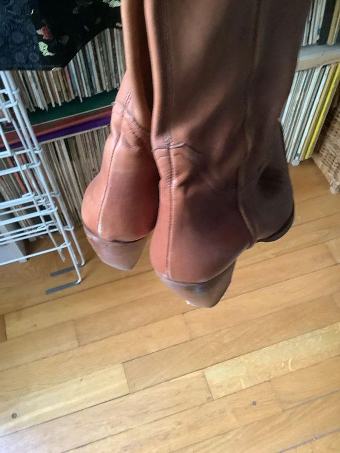 Bottes en cuir type western - photo numéro 12