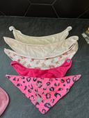 Lot bavoirs bandana