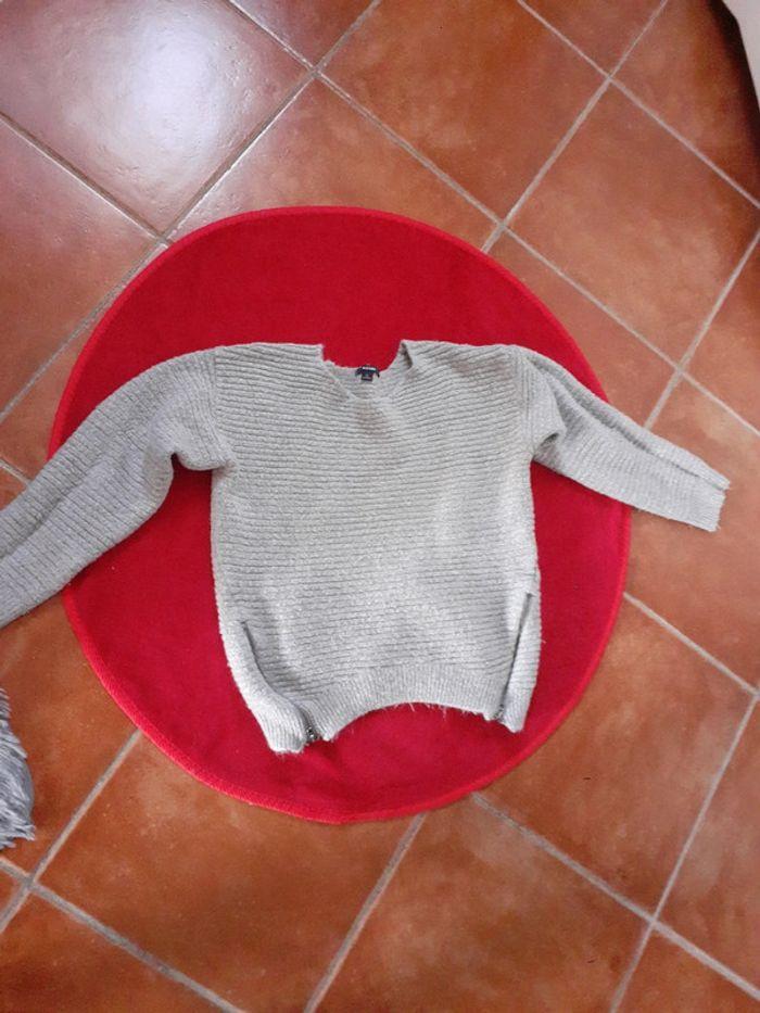 Pull XS gris - photo numéro 3