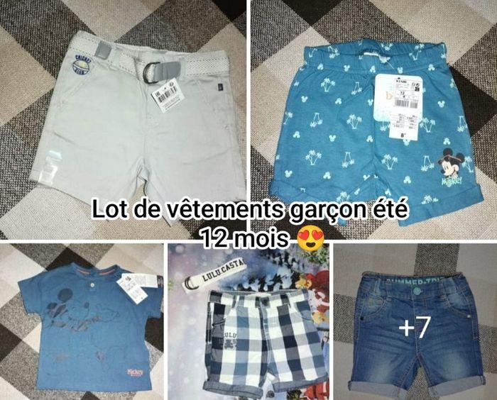 Lot de vêtements garçon été 12 mois - photo numéro 1