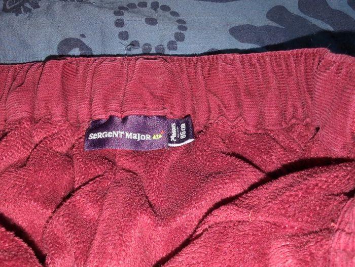 Pantalon bordeaux velours t24m sergent major - photo numéro 3