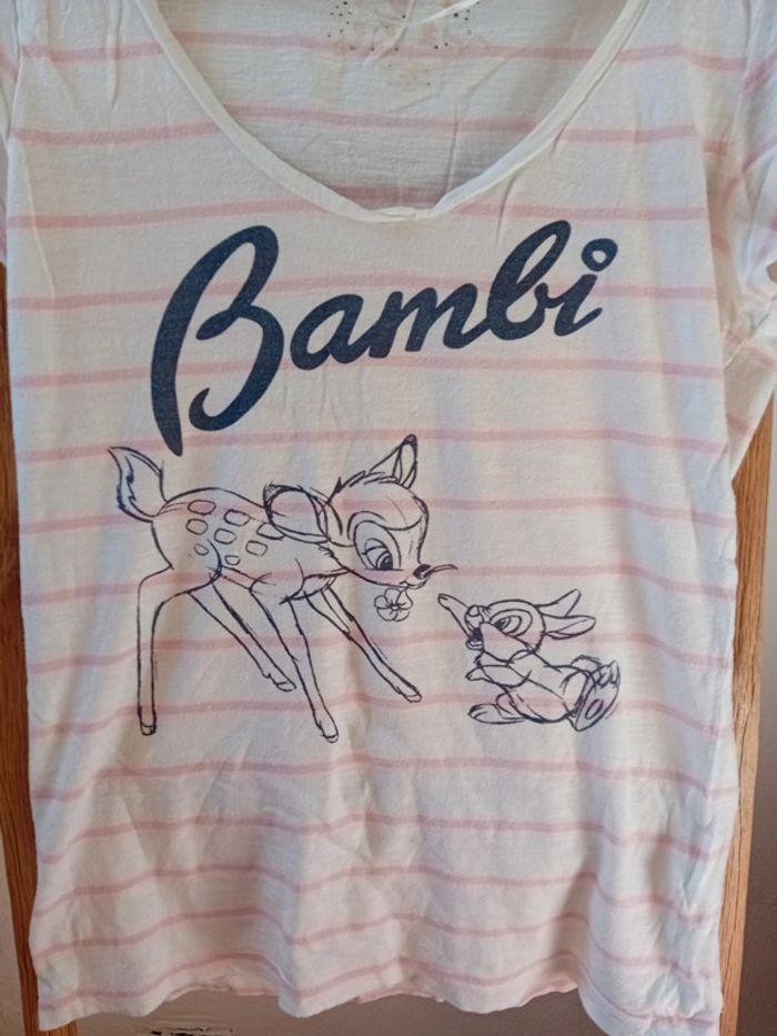 Haut pyjama bambi femme taille 38 - photo numéro 2