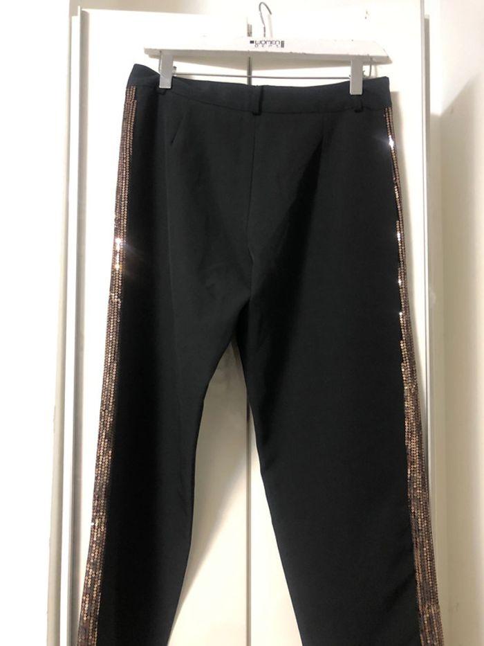 Pantalon habitées . Tenue de fêtes / Occasion. taille L - photo numéro 9