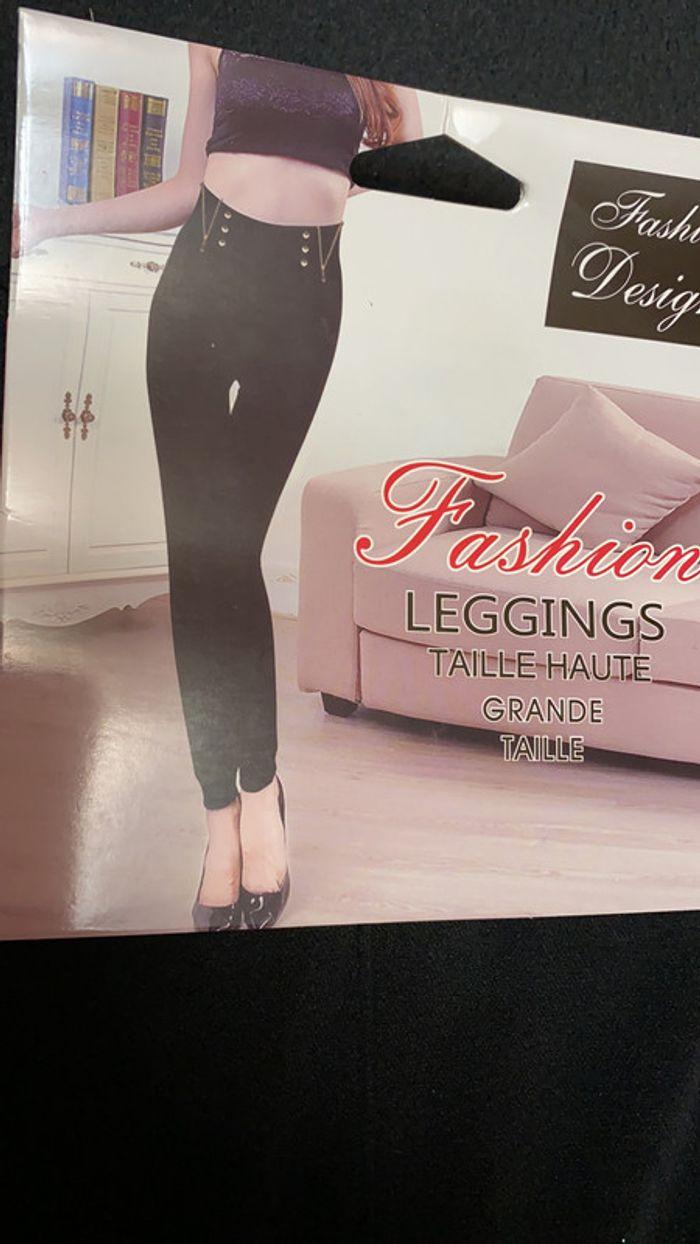 Lot de 2 Leggings extensibles grande taille - photo numéro 2