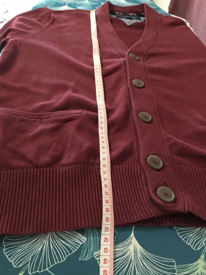 Gilet pour homme Tommy Hilfiger bordeaux taille S 072 - photo numéro 9