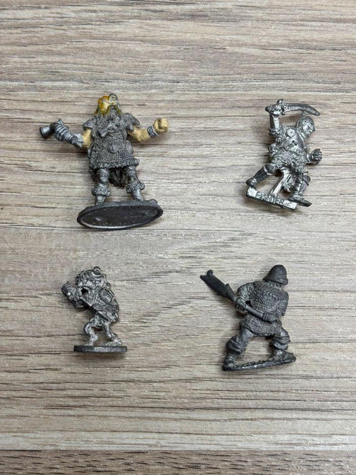 Lot de 4 figurines plomb AD&D planescape warhammer rpg - photo numéro 1